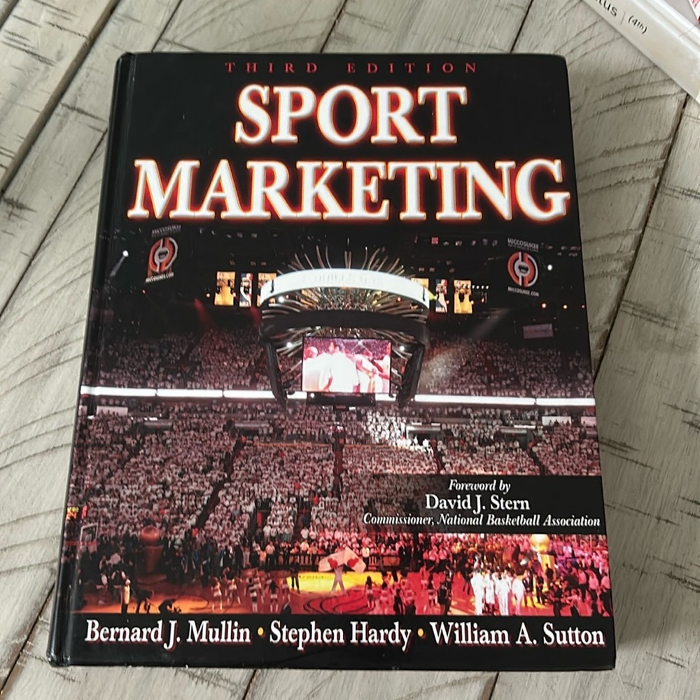 Sport Marketing Third Edition Hardcover College Textbook